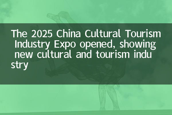 L'exposition de l'industrie du tourisme culturel de la Chine 2025 a ouvert ses portes, montrant une nouvelle industrie culturelle et touristique