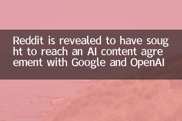 Reddit se révèle avoir cherché à conclure un accord de contenu AI avec Google et OpenAI